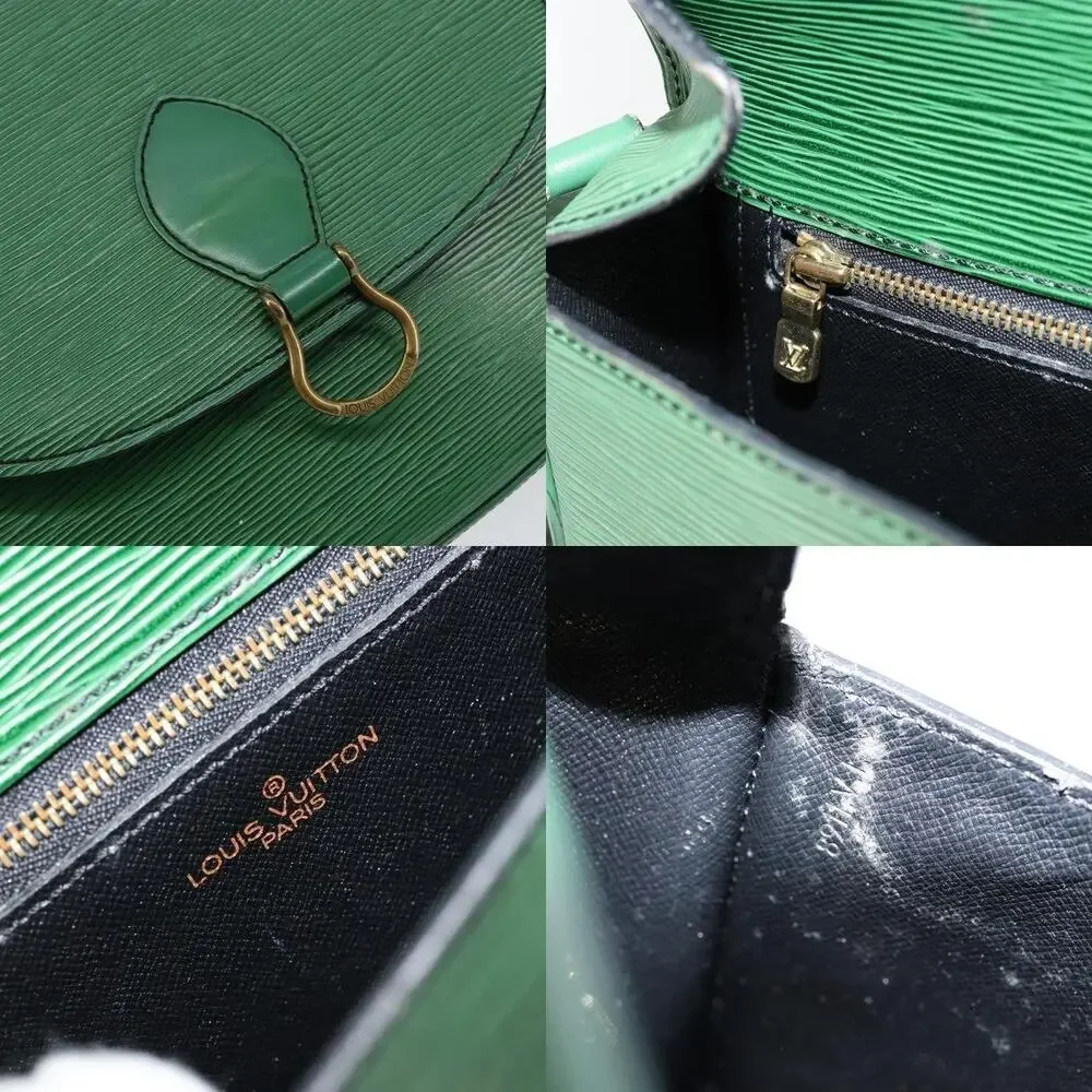 Louis Vuitton Epi Saint Cloud GM Shoulder Bag Green
